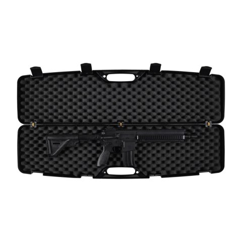 Kufer na bron Megaline czarny 110x25x11 cm klamry Megaline