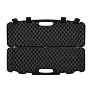 Kufer na bron Megaline czarny 82x25x8 cm klamry Megaline