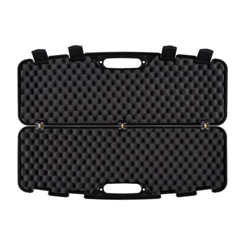 Kufer na bron Megaline czarny 82x25x8 cm klamry Megaline