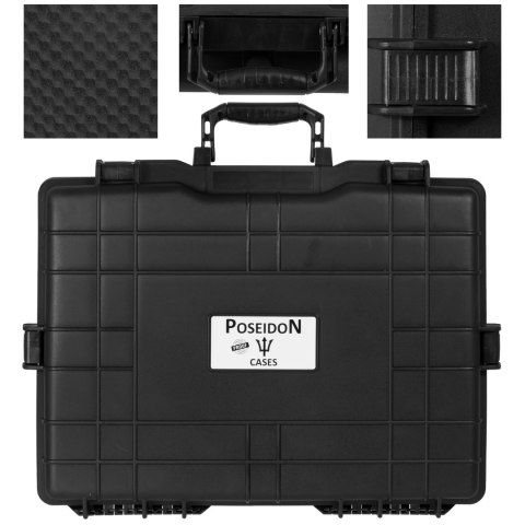 Kufer na broń Poseidon 40 479x333x97 mm czarny Poseidon