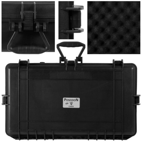 Kufer na broń Poseidon 60 647x350x165 mm czarny Poseidon