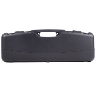 Kufer na strzelbę Megaline 82x25x8 cm czarny z klamrami gąbka z aksamitem Megaline