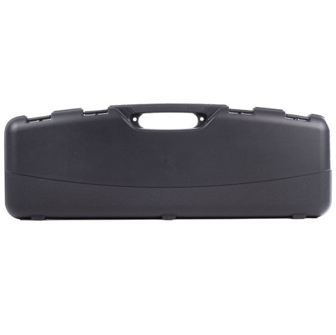 Kufer na strzelbę Megaline 82x25x8 cm czarny z klamrami gąbka z aksamitem Megaline