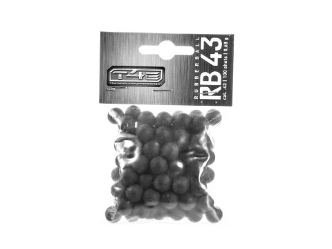 Kule gumowe Umarex T4E RB 43 kal. .43 / 100 szt. do Umarex M&P9c TPM1 PPQ T4E - Training for Engagement
