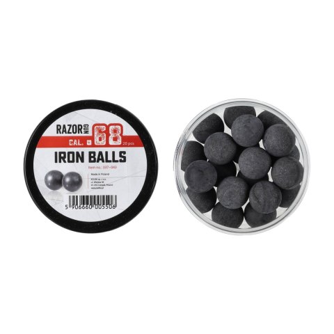 Kule gumowo-metalowe RGun 68 kal. .68 / 20 szt. do Umarex T4E HDS i SG-68 RGun