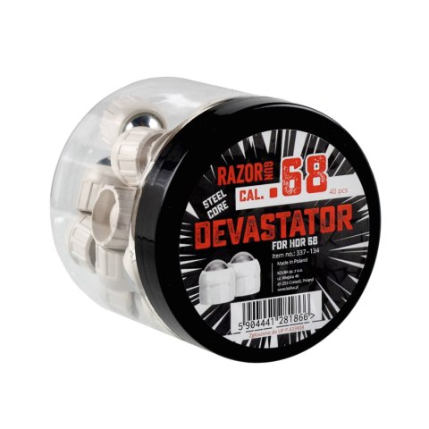 Kule metalowe RGun Steel Core Devastator kal. .68 / 40 szt. do Umarex HDR 68 RGun