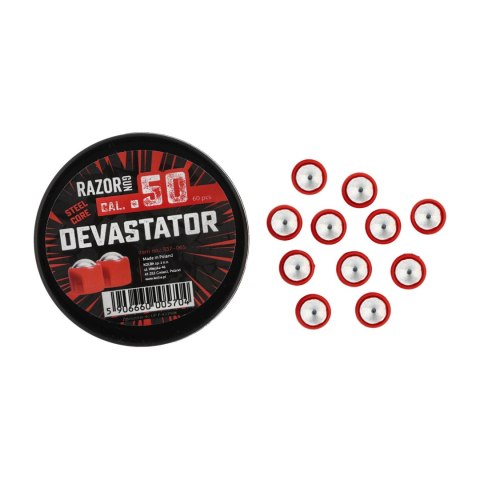 Kule metalowe RGun Steel Core Devastator kal. .50 / 60 szt. do Umarex HDR50 RGun