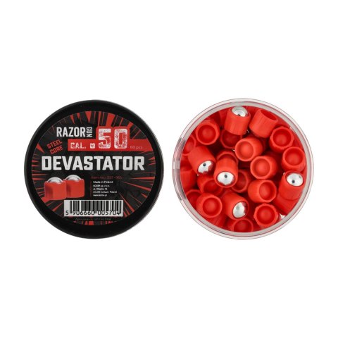 Kule metalowe RGun Steel Core Devastator kal. .50 / 60 szt. do Umarex HDR50 RGun