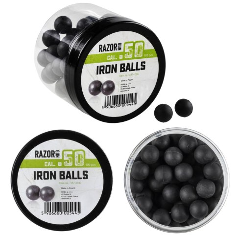 Kule metalowo-gumowe RGun 50 kal. .50 / 100 szt. do Umarex HDR50 RGun