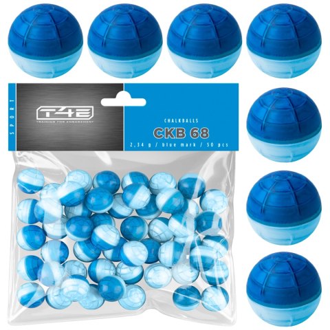 Kule proszkowe T4E Sport CKB kal. .68 50 szt. niebieskie T4E - Training for Engagement