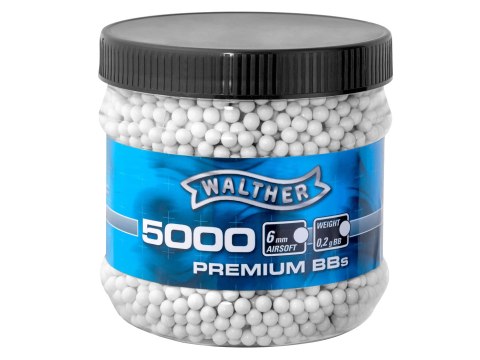 Kulki BB do ASG Walther Premium 0,20 g 6 mm 5000 szt. Walther