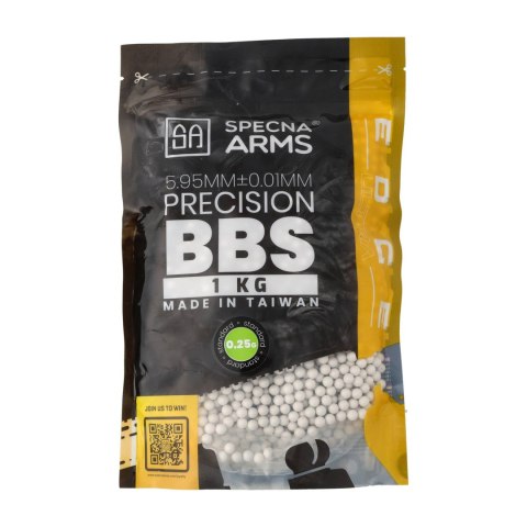 Kulki precyzyjne 0,25g Specna Arms EDGE ULTRA™1 kg białe Specna Arms