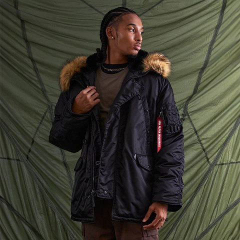Kurtka Alpha Industries N3B czarna Alpha