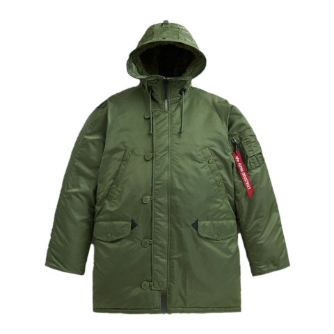 Kurtka Alpha Industries N3B zielona Alpha