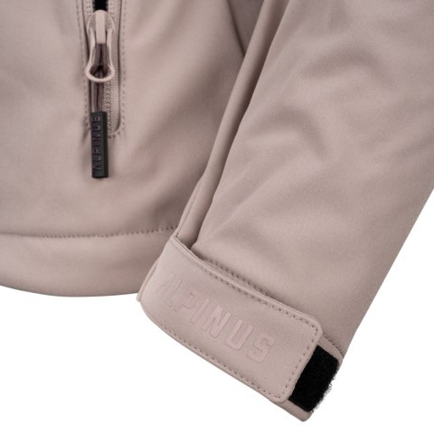 Kurtka damska Alpinus Softshell Bergamo pudrowy róż Alpinus