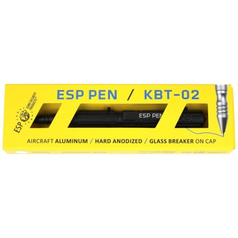 Długopis taktyczny ESP Black (KBT-02-B) ESP - Euro Security Products