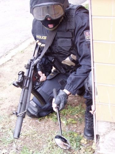 Lusterko taktyczne ESP 71mm do pałki teleskopowej z etui (BMO-02 / BMH-02) ESP - Euro Security Products