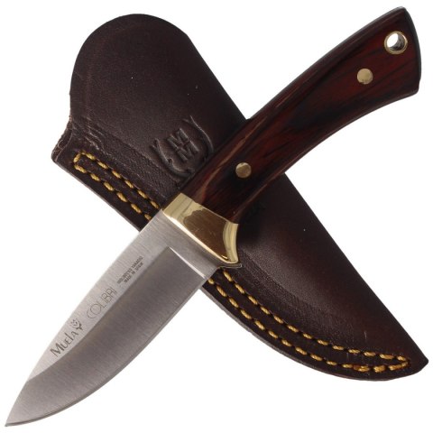 Nóż Muela Colibri COL-7M Pakka Wood, Satin X50CrMoV15 Muela