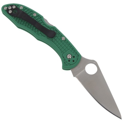 Nóż Spyderco Delica 4 FRN Green Flat Ground Plain (C11FPGR) Spyderco Inc.