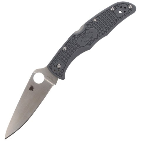 Nóż Spyderco Endura 4 FRN Gray Flat Ground Plain (C10FPGY) Spyderco Inc.