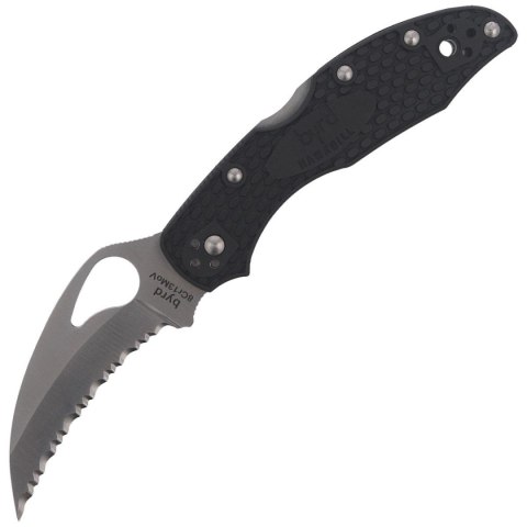 Nóż Spyderco Hawkbill Byrd FRN Black, Spyder (BY22SBK) Spyderco Inc.