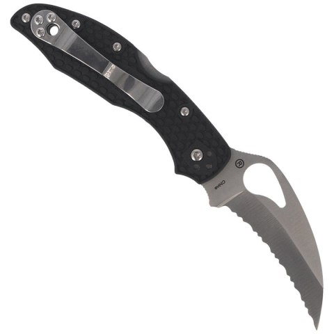 Nóż Spyderco Hawkbill Byrd FRN Black, Spyder (BY22SBK) Spyderco Inc.