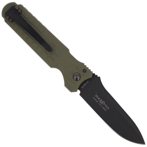 Nóż automatyczny Fox Predator II 2F Full Auto OD Green FRN, Black Idroglider N690Co (FX-448 OD) FOX