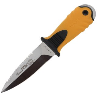 Nóż nurkowy FOX Tekno Sub Stainless Steel Yellow (646/11) FOX
