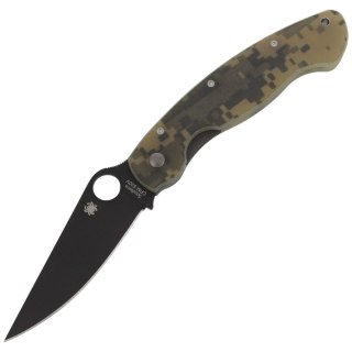 Nóż składany Spyderco Military Digital Camo G10, Black DLC CPM S30V by Sal Glesser (C36GPCMOBK) Spyderco Inc.