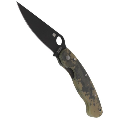 Nóż składany Spyderco Military Digital Camo G10, Black DLC CPM S30V by Sal Glesser (C36GPCMOBK) Spyderco Inc.