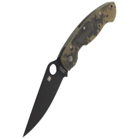 Nóż składany Spyderco Military Digital Camo G10, Black DLC CPM S30V by Sal Glesser (C36GPCMOBK) Spyderco Inc.