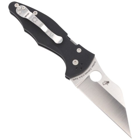 Nóż składany Spyderco Yojimbo 2 Black G10, Satin CPM S30V by Michael Janich (C85GP2) Spyderco Inc.