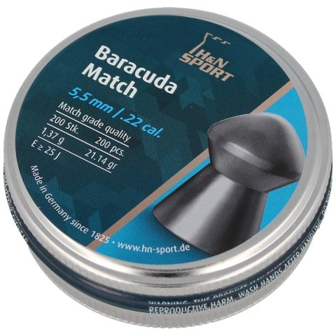 Śrut H&N Baracuda Match 5.51mm 200szt (92285510003) H&N - Haendler & Natermann Sport GmbH