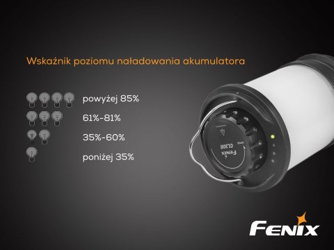 Lampa kempingowa Fenix CL30R czarna Fenix