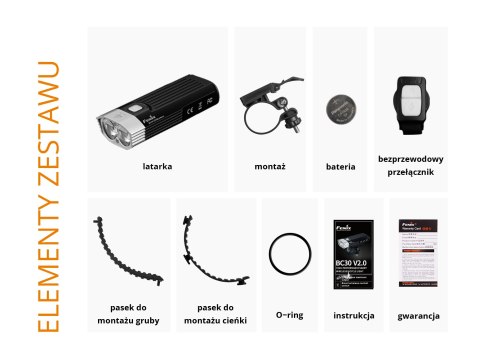 Lampa rowerowa Fenix BC30 V2.0 Fenix
