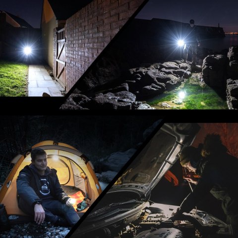Latarka LED Fenix E03R V2.0 niebieska Fenix