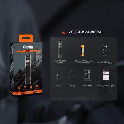 Latarka LED Fenix E35R Fenix