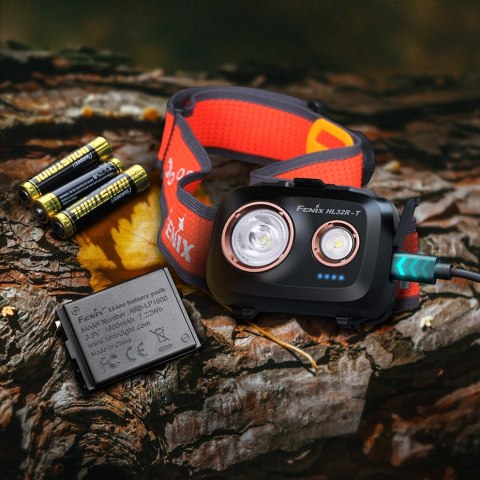 Latarka czołowa Fenix HL32R-T czarna Fenix