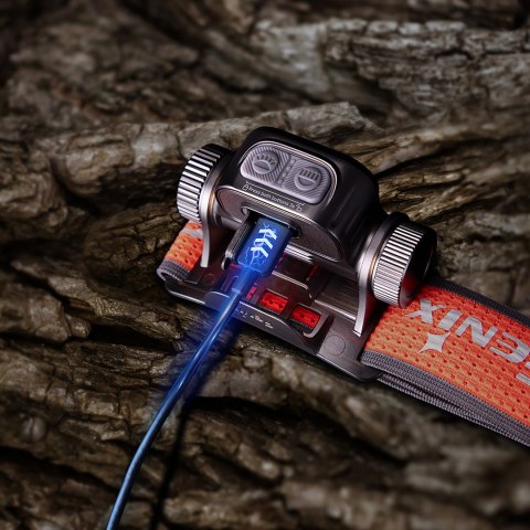 Latarka czołowa Fenix HM65R-T V2.0 czarna Fenix