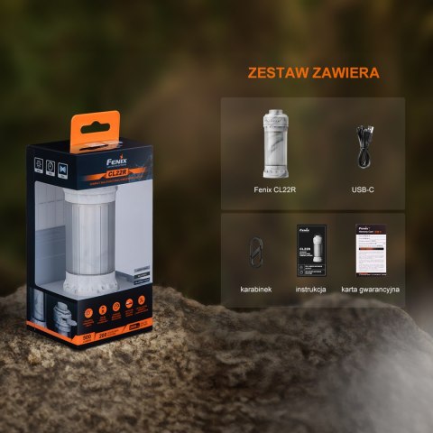 Latarka kempingowa Fenix CL22R czarna Fenix