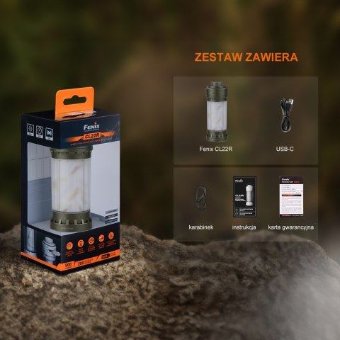 Latarka kempingowa Fenix CL22R zielona Fenix