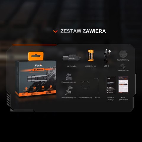 Latarka na broń Fenix GL19R V2.0 Fenix