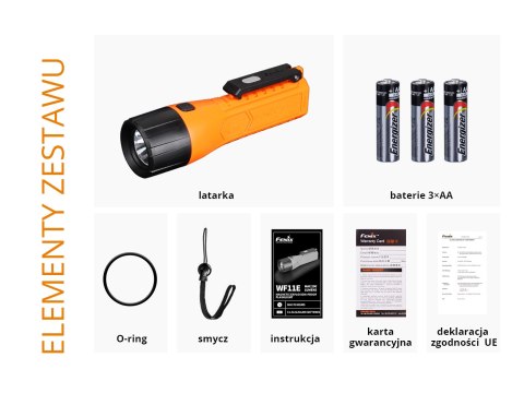Latarka strażacka LED Fenix WF11E Fenix