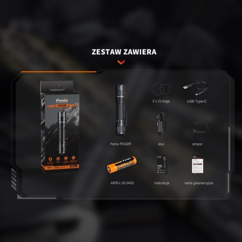 Latarka taktyczna LED Fenix PD32R Fenix