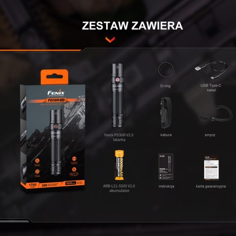 Latarka taktyczna LED Fenix PD36R V2.0 Fenix
