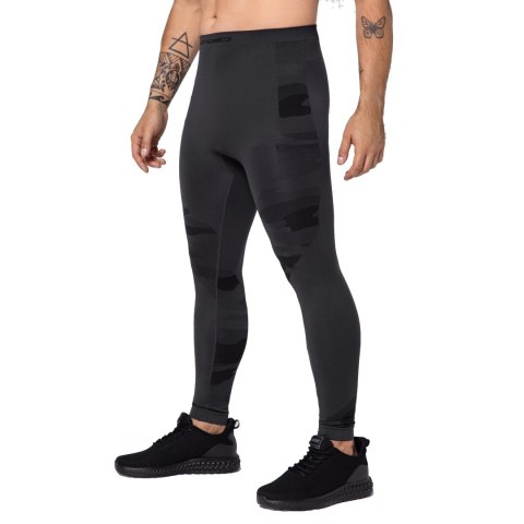Legginsy męskie Spaio Military piaskowe szare Spaio