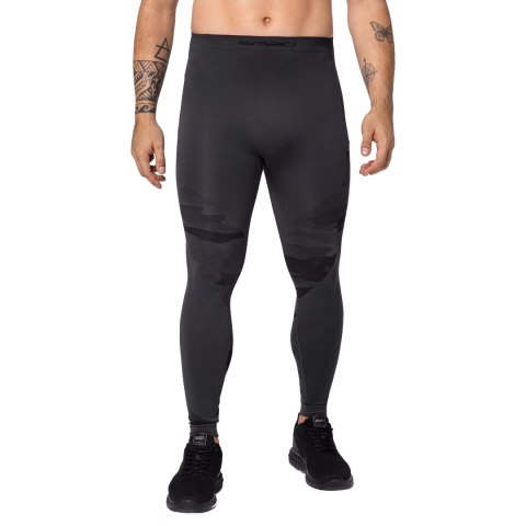 Legginsy męskie Spaio Military piaskowe szare Spaio