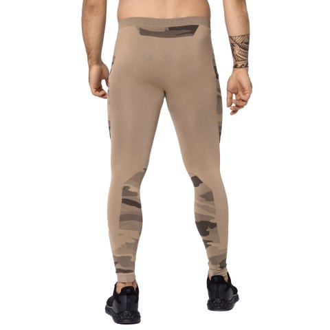 Legginsy męskie Spaio Military piaskowe Spaio