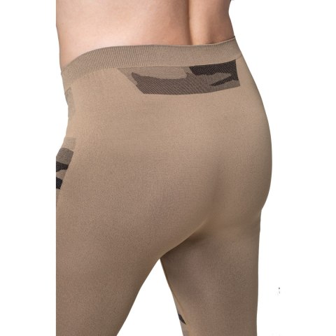 Legginsy męskie Spaio Military piaskowe Spaio