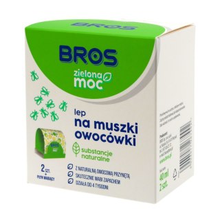Lep Bros zielona moc na muszki owocówki 2 szt. Bros